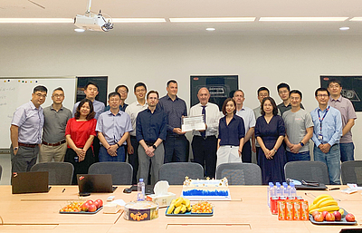 Das Team von ZKW Dalian feierte den GM Supplier Quality Excellence Award © ZKW Group