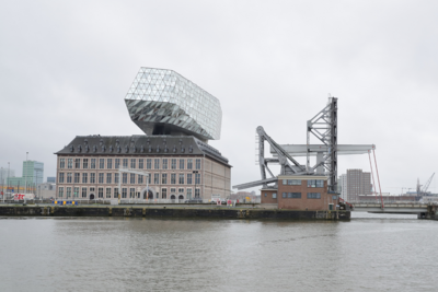 Hafengebäude von Antwerpen