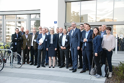 Die Delegation unter Leitung von LR Dr. Michael Strugl (4. V. r.) Fotocredits: AußenwirtschaftsCenter München